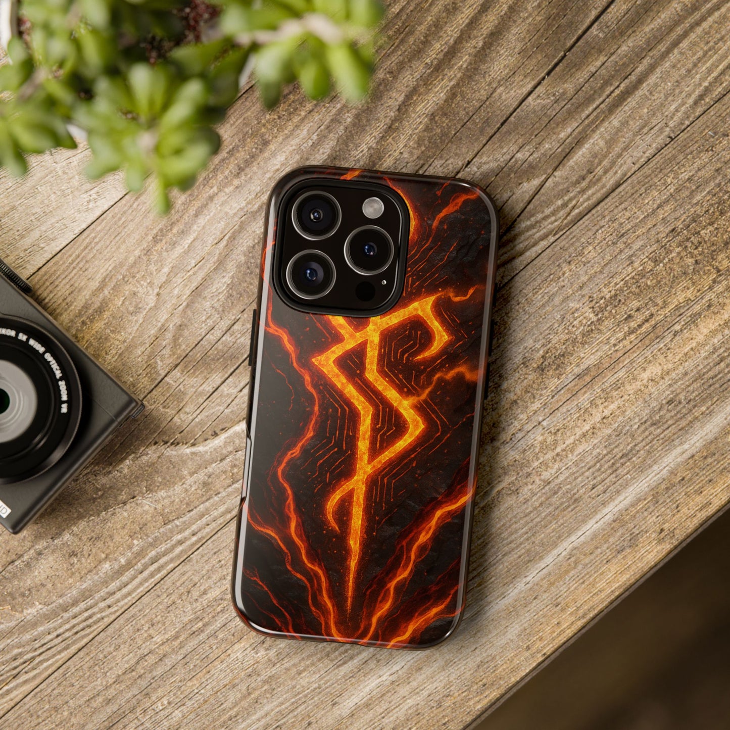 Molten Glyph • Apple iPhone 16 • MagSafe® Magnetic Tough Case