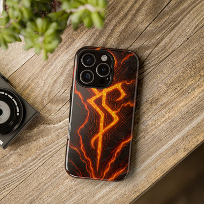 Molten Glyph • Apple iPhone 16 • MagSafe® Magnetic Tough Case