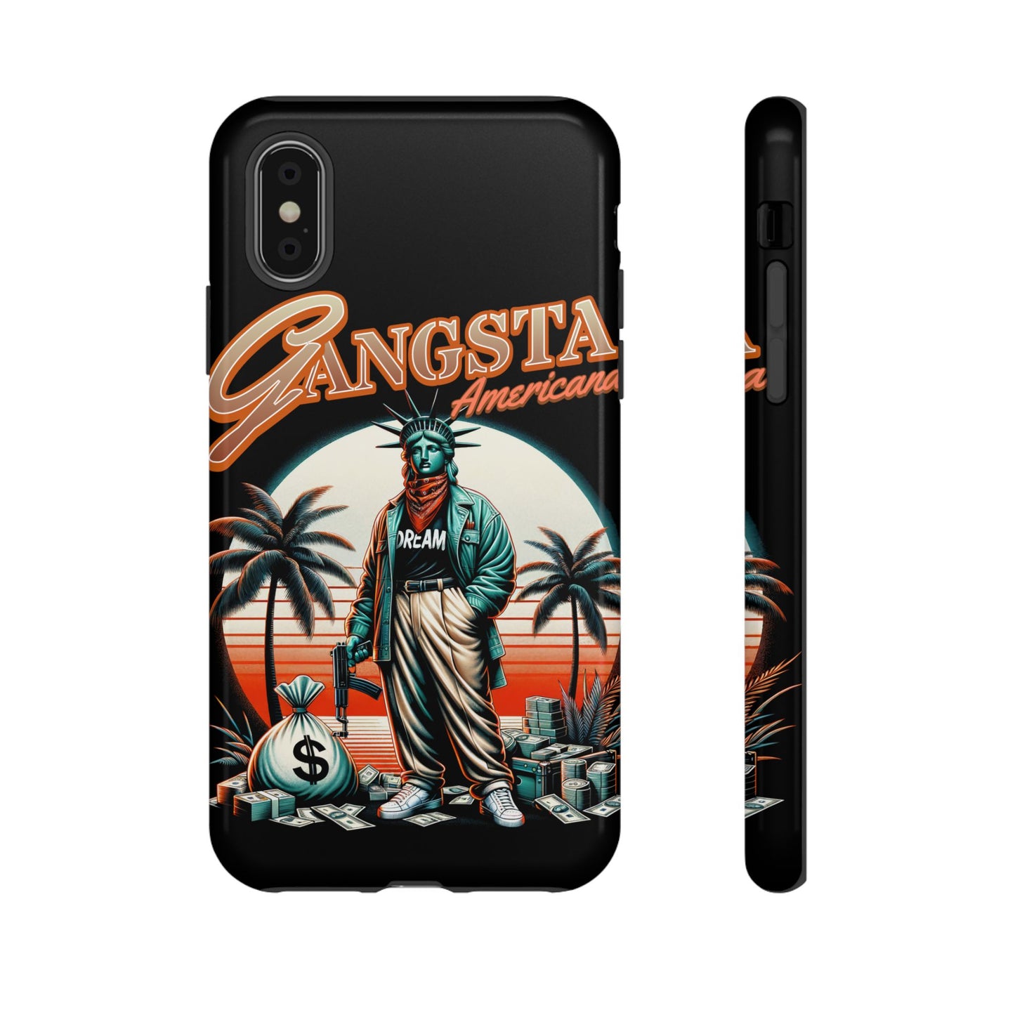 Gansta Americana • Apple iPhone X • MagSafe® Tough Case