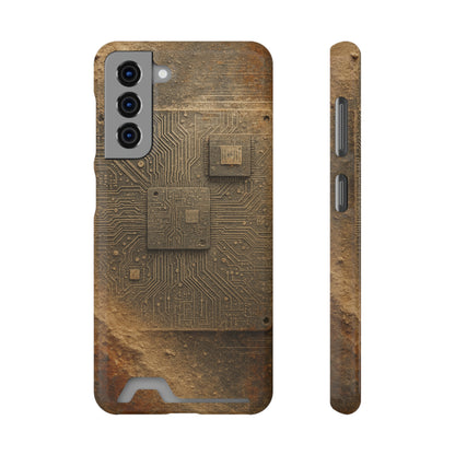 Sand Circuit • Samsung Galaxy S21 • MagSafe® Tough Case with Card Holder