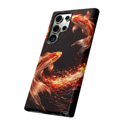 Fire Koi • Samsung Galaxy S23 • Tough Case • Wireless Friendly