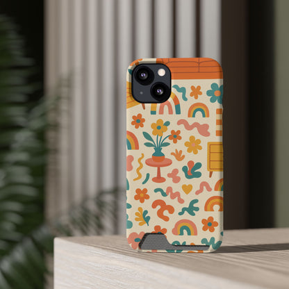 Dopamine Decor • Apple iPhone 13 • Tough Case with Card Holder • MagSafe®