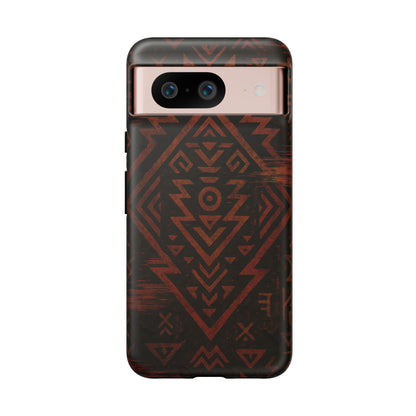 Tribal Glitch • Google Pixel 8 • Tough Case • Wireless Friendly
