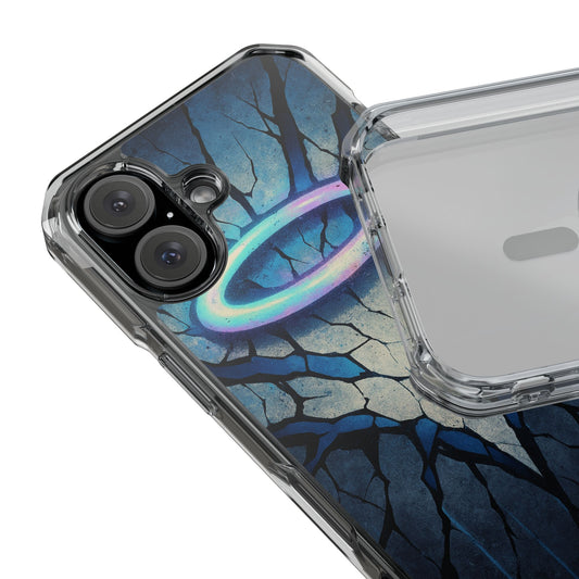 Fractured Halo • Apple iPhone 16 • MagSafe® Clear Case