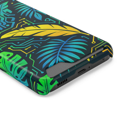 Cyber Tropics • Samsung Galaxy S22 • Tough Case with Card Holder • Wireless Friendly