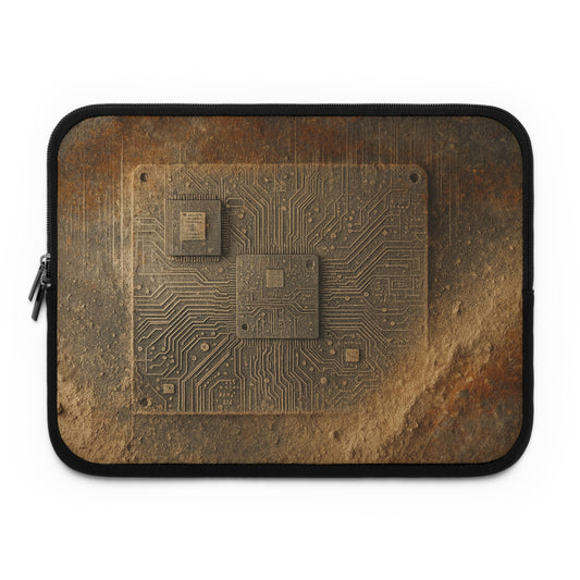 Sand Circuit • Dual Zipper Laptop Sleeve