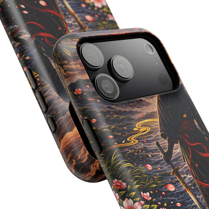 Silent Path – Measured Resolve • Obsidian Irezumi™ • Apple iPhone 17 Pro • MagSafe Tough Case