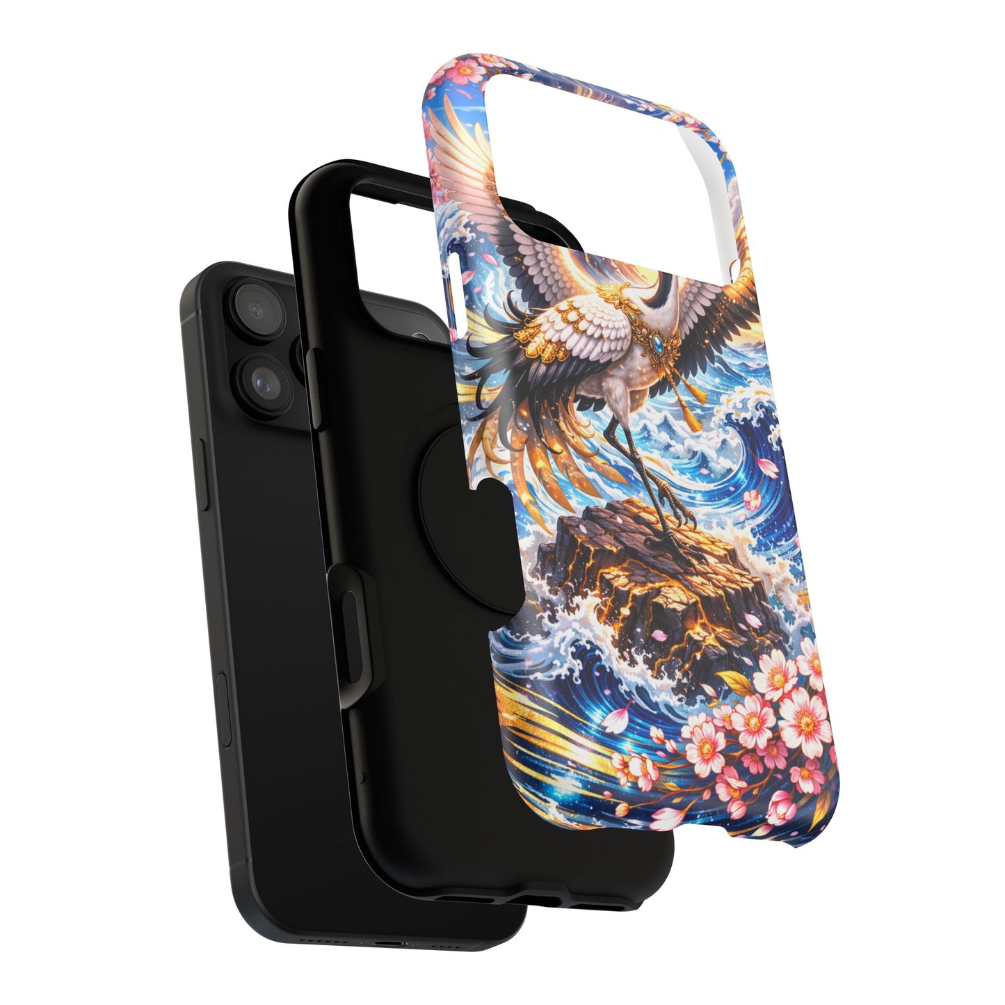 Radiant Ascent – Unbroken Honor • Obsidian Irezumi™ • Apple iPhone 17 Pro • MagSafe Tough Case
