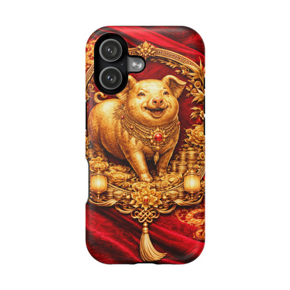 Pig • Lunar Armor • Imperial Banner • Apple iPhone 17 Pro • MagSafe Tough Case