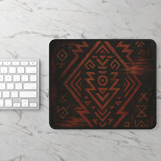 Tribal Glitch • Eco-Friendly Gaming Mouse Pad