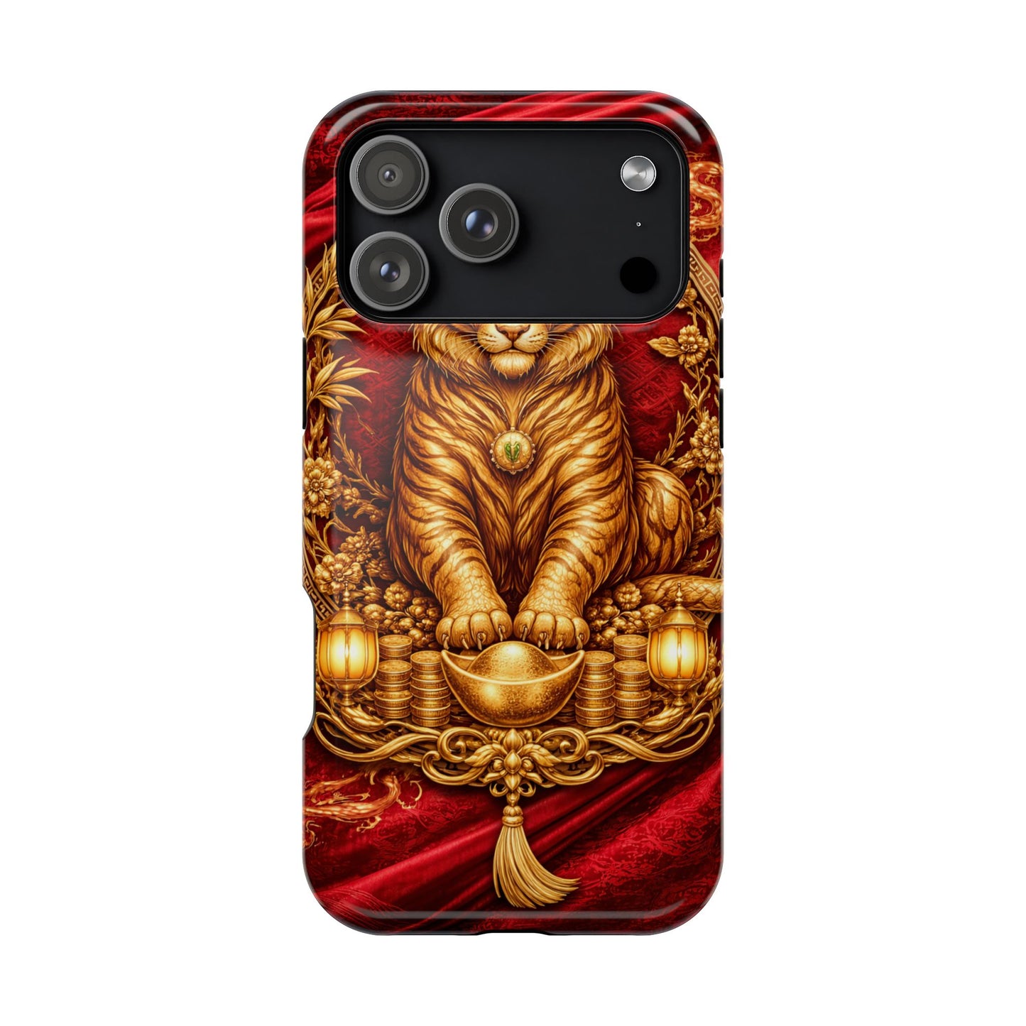 Tiger • Lunar Armor • Imperial Banner • Apple iPhone 17 Pro • MagSafe Tough Case