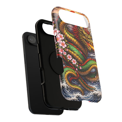 Dragon Oath – Sovereign Flame • Obsidian Irezumi™ • Apple iPhone 17 Pro • MagSafe Tough Case