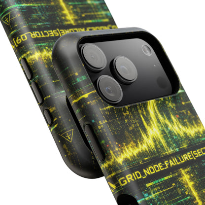 Grid Node Failure • System Collapse • Apple iPhone 17 Pro • MagSafe® Tough Case