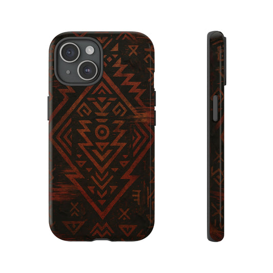 Tribal Glitch • Apple iPhone 15 • MagSafe® Tough Case