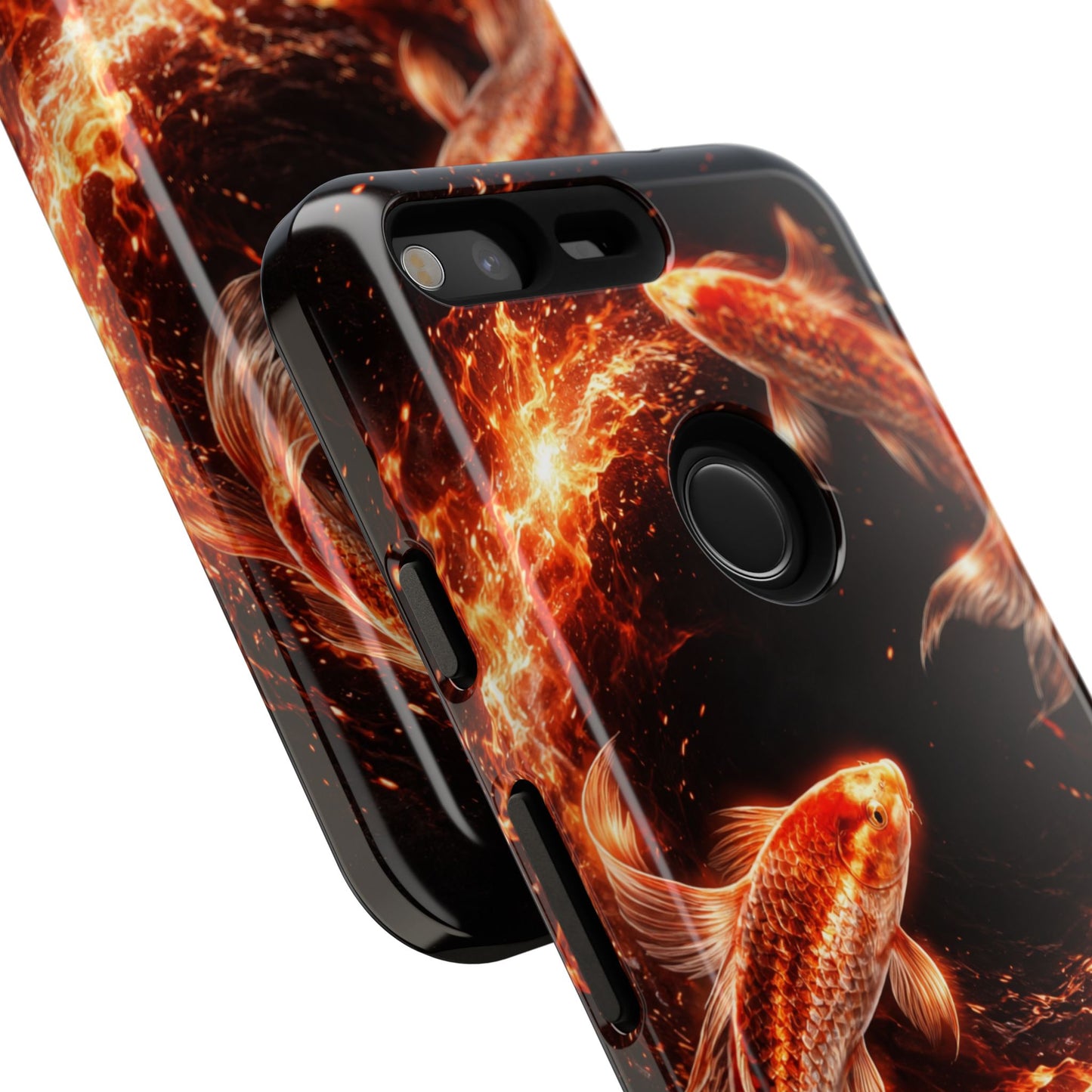 Fire Koi • Google Pixel (Original) • Tough Case • Wireless Friendly