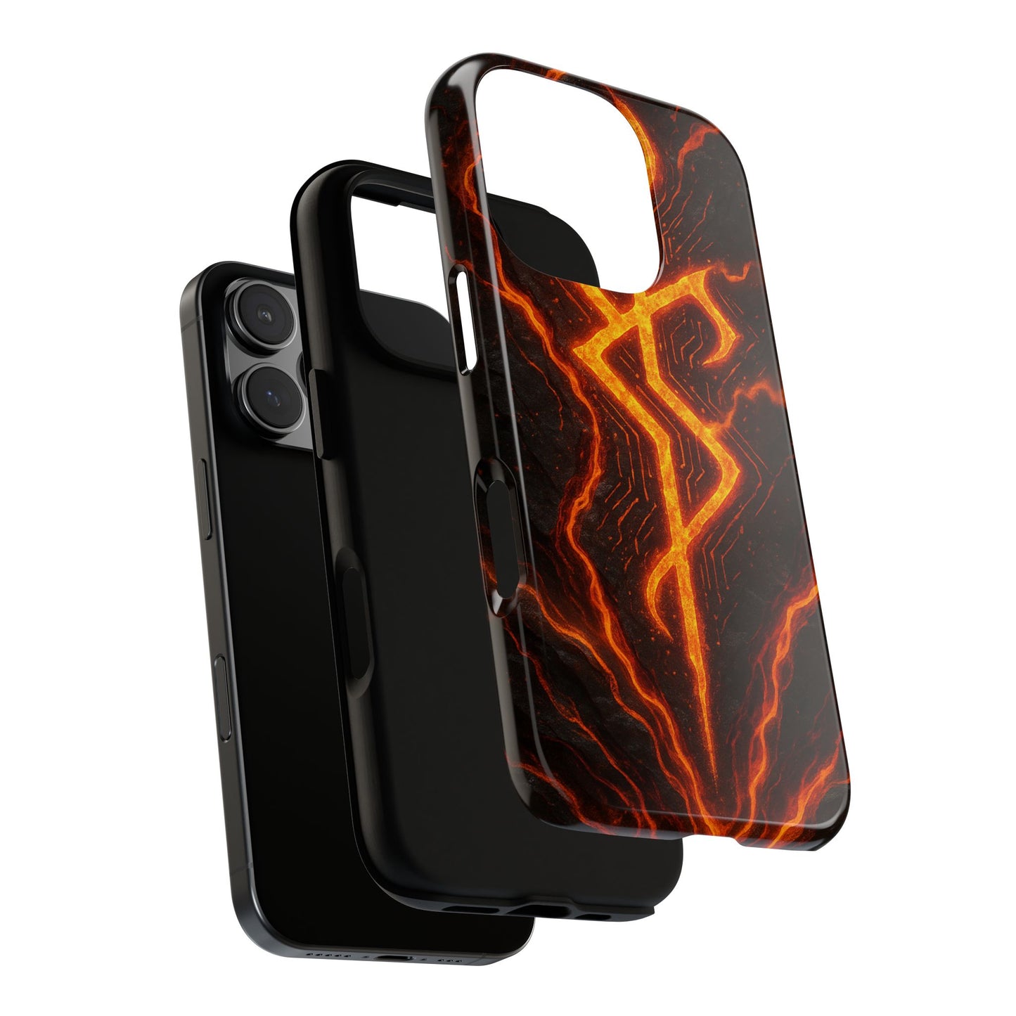 Molten Glyph • Apple iPhone 16 • MagSafe® Magnetic Tough Case