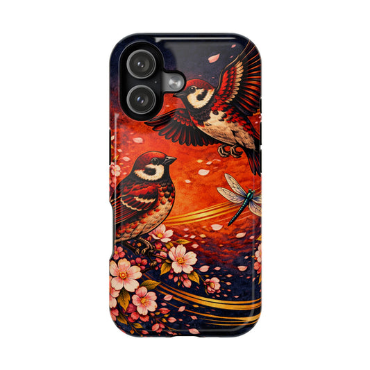 Quiet Witness – Fleeting Mercy • Obsidian Irezumi™ • Apple iPhone 17 Pro • MagSafe Tough Case