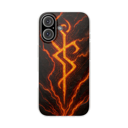 Molten Glyph • Apple iPhone 16 • Flexi Clear Case