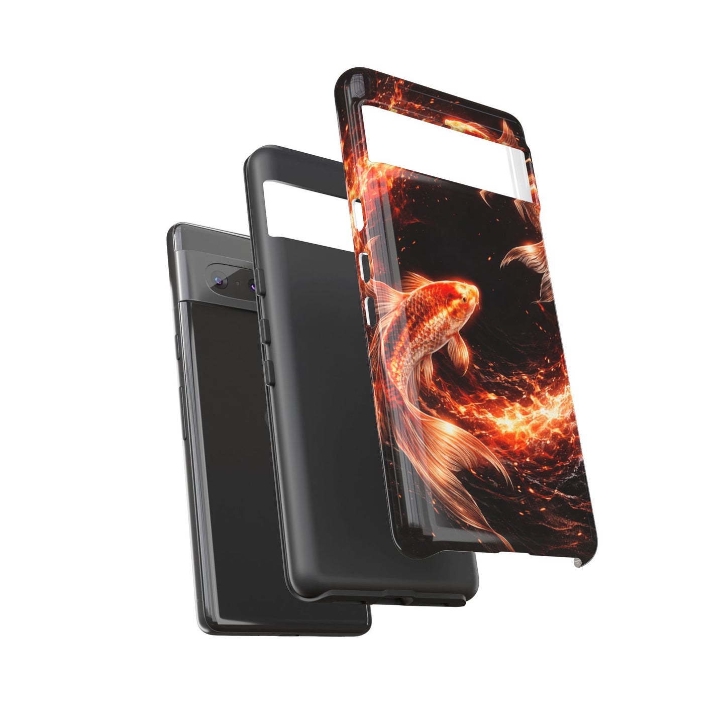 Fire Koi • Google Pixel 7 • Tough Case • Wireless Friendly