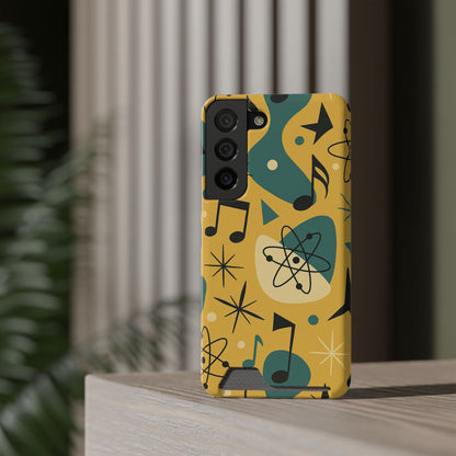 Atomic Picnic • Samsung Galaxy S22 • Tough Case with Card Holder • Wireless Friendly