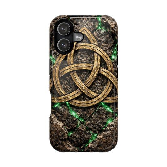 Trinity Relic • Stone of Erin™ Emerald Oath • Apple iPhone 17 Pro • MagSafe® Tough Case