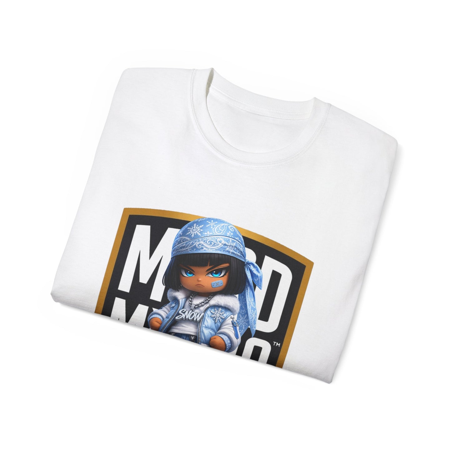 Lil Snow • Ice Pressure • Mood Militia • T-Shirt • Black Hat Pixels • Unisex