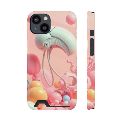 Alien Trinkets • Apple iPhone 13 • Tough Case with Card Holder • MagSafe®