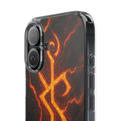 Molten Glyph • Apple iPhone 16 • Clear Case