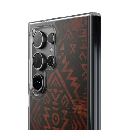 Tribal Glitch • Samsung Galaxy S24 • Clear Case