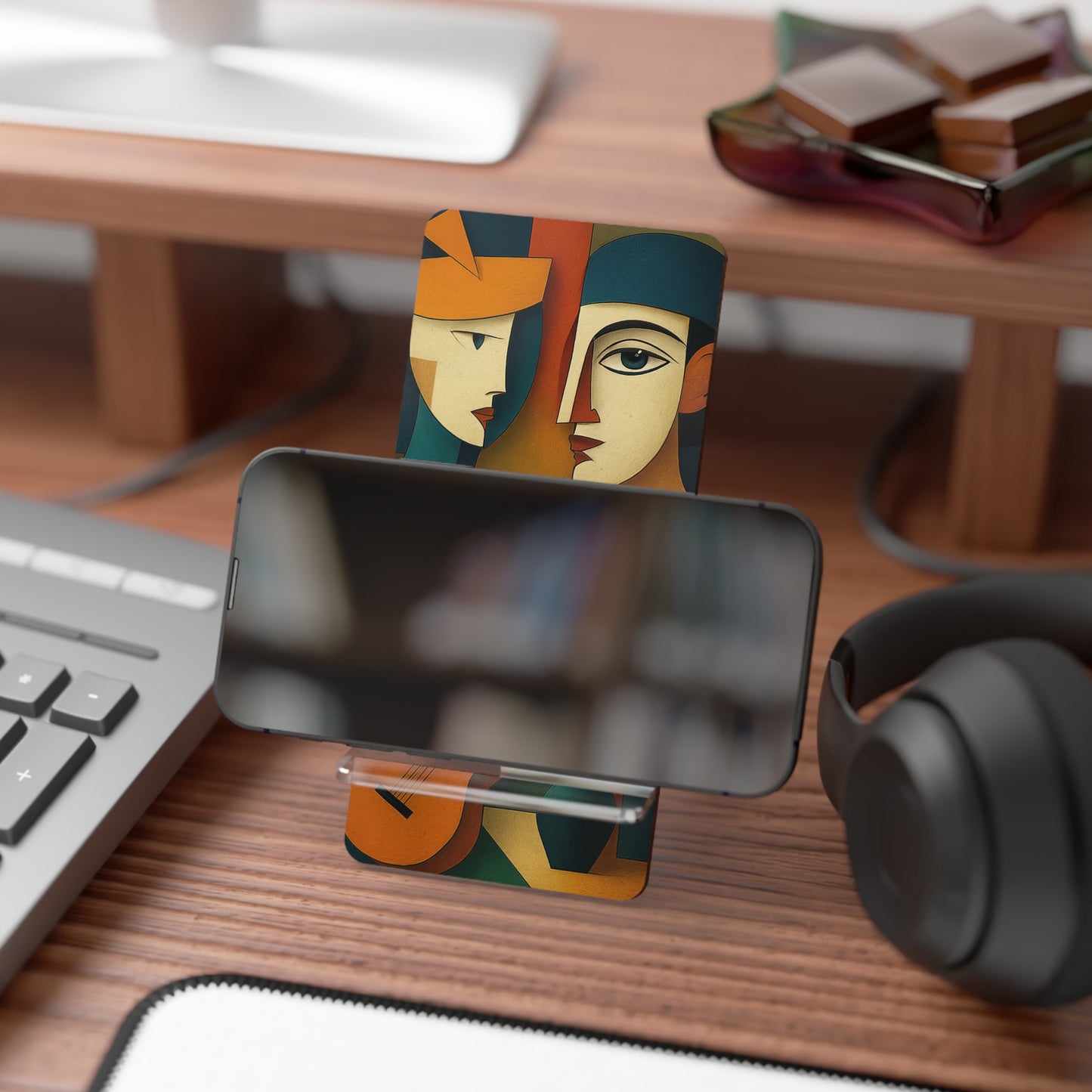 Muse Grid • Smartphone Display Stand tech accessory by Black Hat Pixels