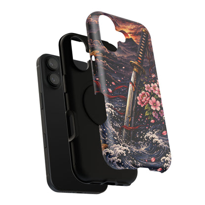 Forged Edge – Fractured Oath • Obsidian Irezumi™ • Apple iPhone 17 Pro • MagSafe Tough Case