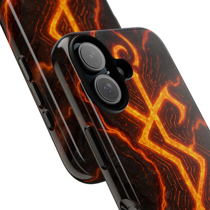 Molten Glyph • Apple iPhone 16 • MagSafe® Magnetic Tough Case