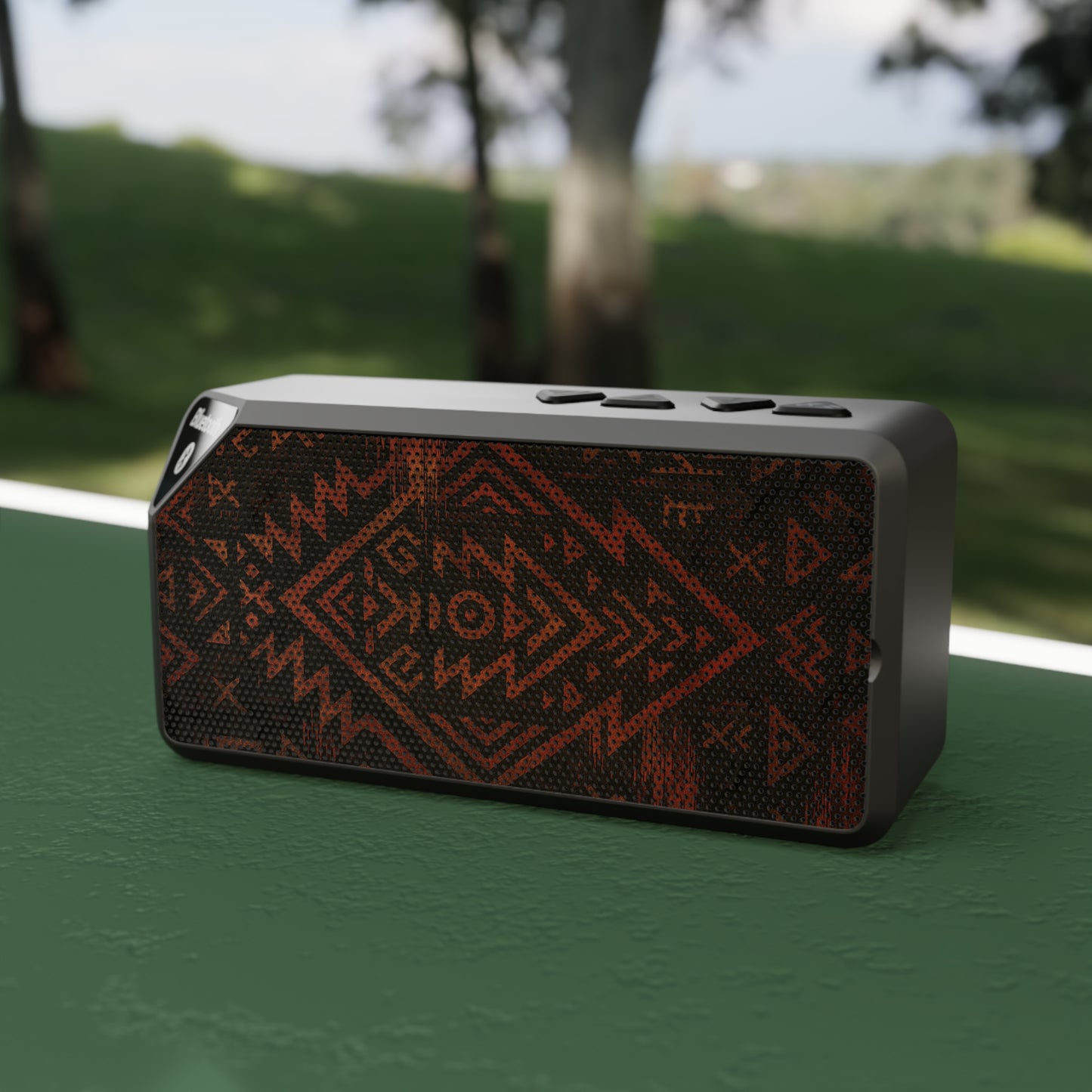 Tribal Glitch • Bluetooth Speaker tech accessory by Black Hat Pixels