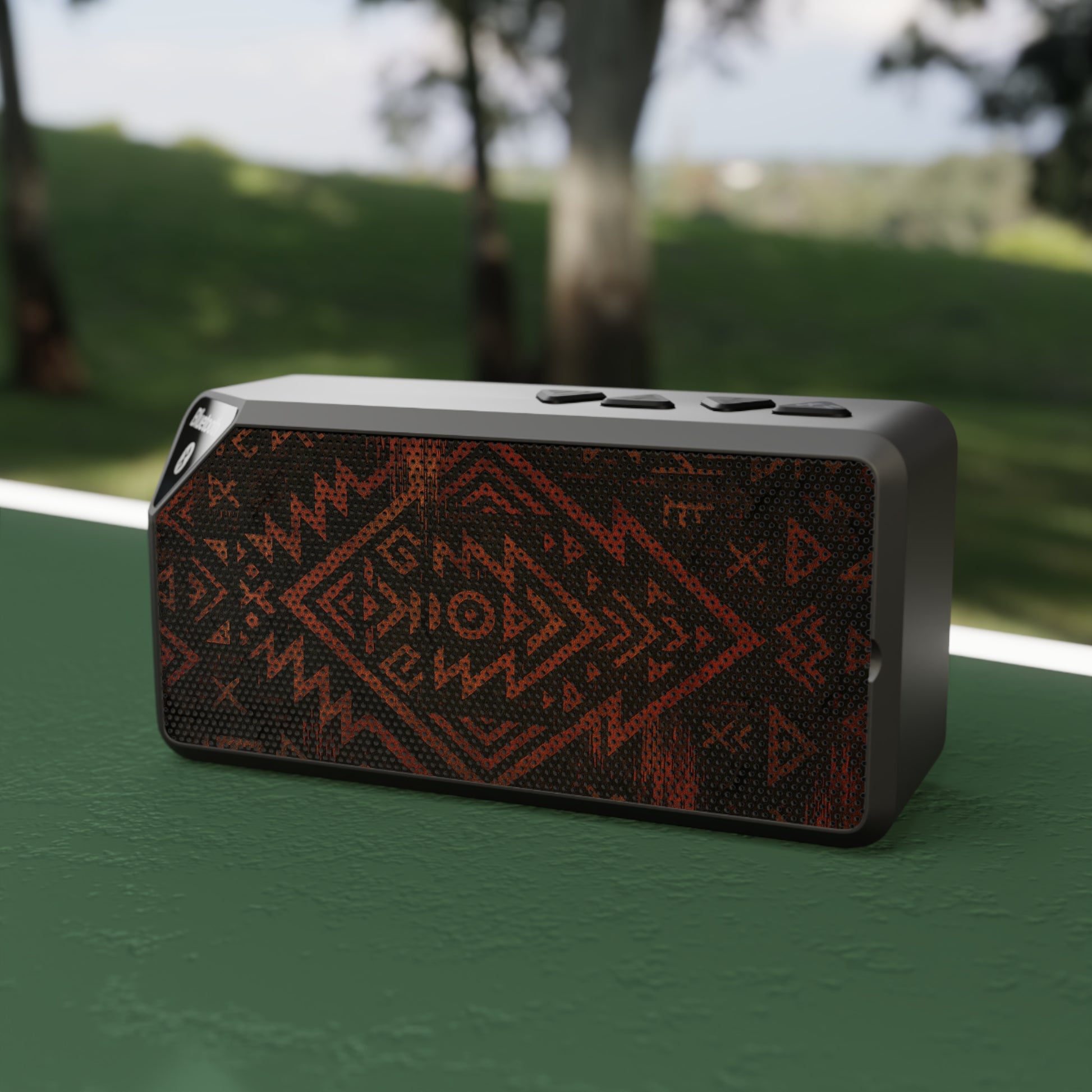 Tribal Glitch • Bluetooth Speaker tech accessory by Black Hat Pixels