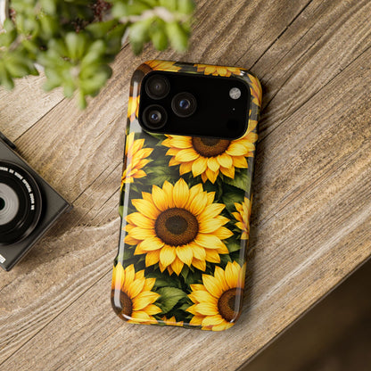 Solar Bloom • Floral Fusion • Apple iPhone 17 Pro • MagSafe® Tough Case