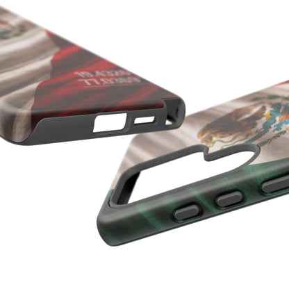 Mexico • Street Sovereign – Aztec Valor • Samsung Galaxy S25 • Wireless Friendly • Tough Case