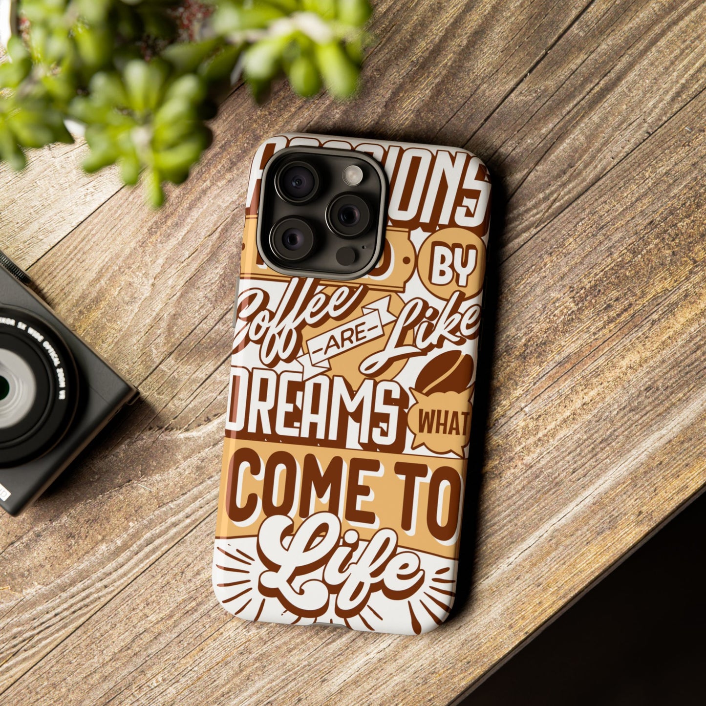 Fueled By Coffee • Apple iPhone 15 • MagSafe® Tough Case