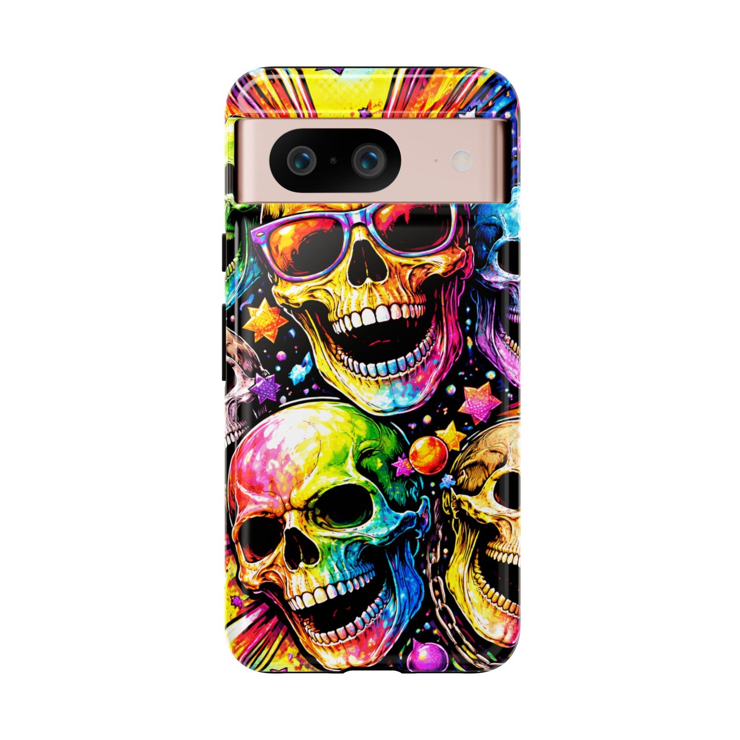 Chromatic Carnage • Google Pixel 8 • Tough Case • Wireless Friendly