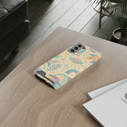 Galactic Whimsy • Samsung Galaxy S21 • MagSafe® Tough Case with Card Holder