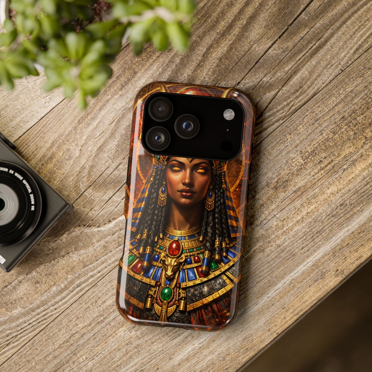 Hathor • Harmony • Egyptian Hieroglyphics™ Series • Apple iPhone 17 Pro • MagSafe® Tough Case