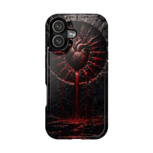 Sun Devours the Heart • Obsidian Blood™ • The Price of the Sun • Apple iPhone 17 Pro • MagSafe® Tough Case