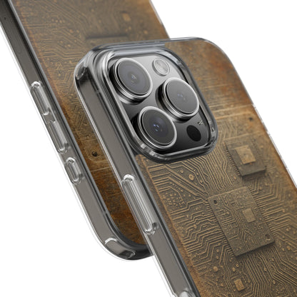 Sand Circuit • Apple iPhone 16 • Clear Case