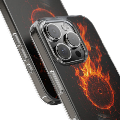 Vinyl Inferno • Apple iPhone 16 • Clear Case