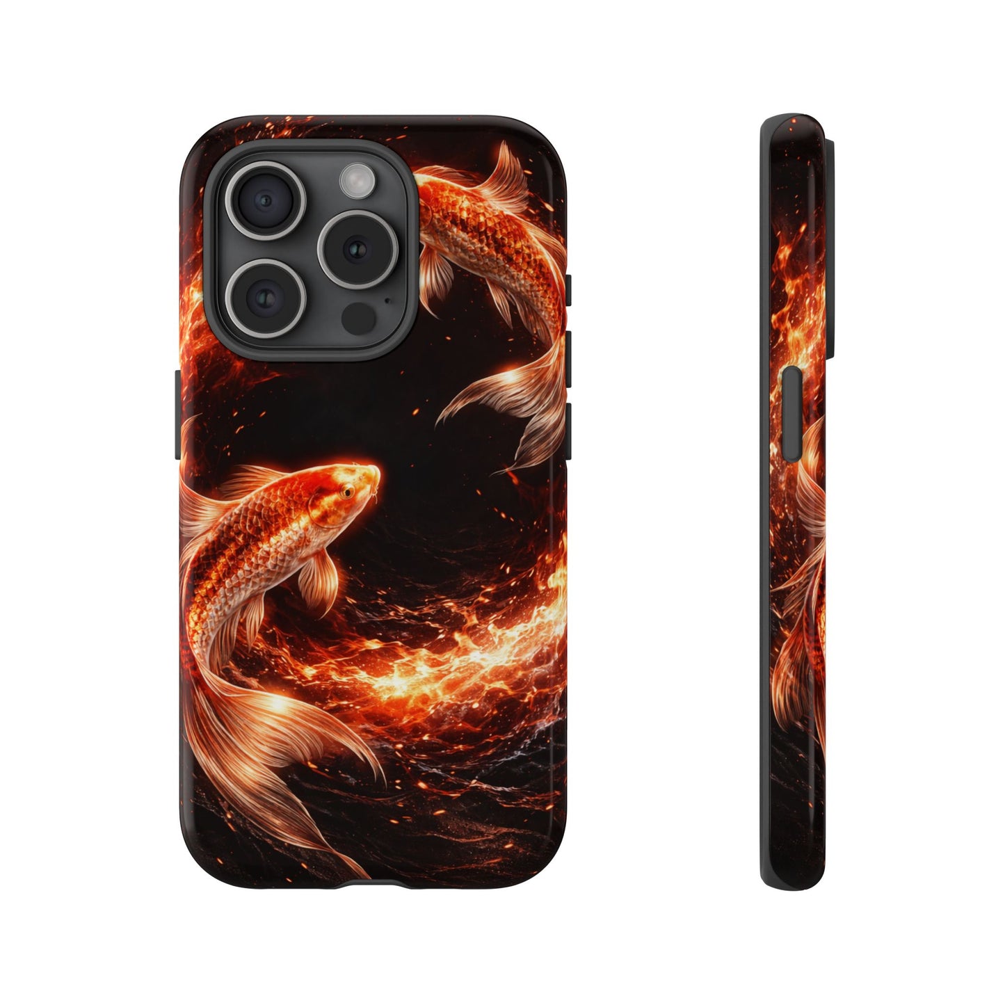 Fire Koi • Apple iPhone 15 • MagSafe® Tough Case