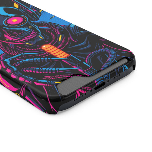 Neon Reaper • Apple iPhone 13 • MagSafe® Tough Case with Card Holder