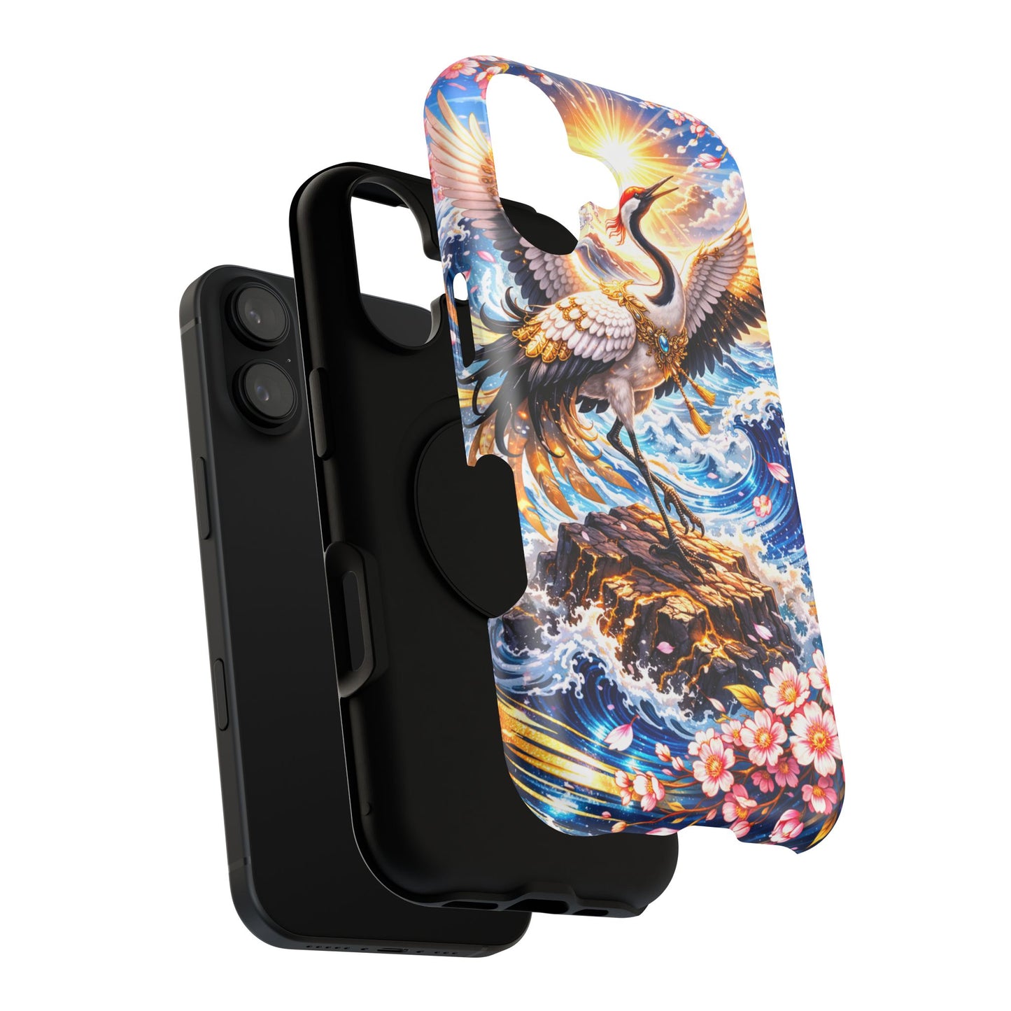 Radiant Ascent – Unbroken Honor • Obsidian Irezumi™ • Apple iPhone 17 Pro • MagSafe Tough Case
