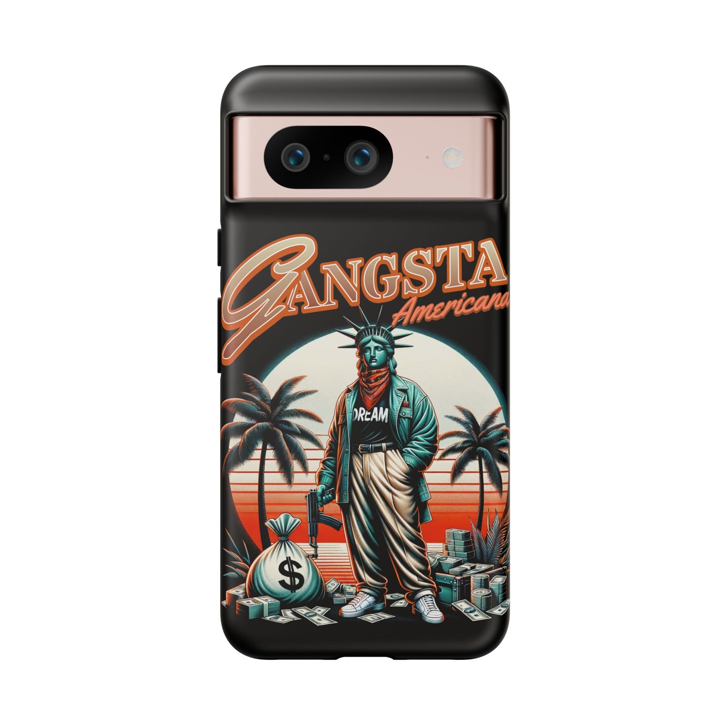 Gansta Americana • Google Pixel 8 • Tough Case • Wireless Friendly