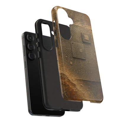 Sand Circuit • Samsung Galaxy S25 • MagSafe® Magnetic Tough Case