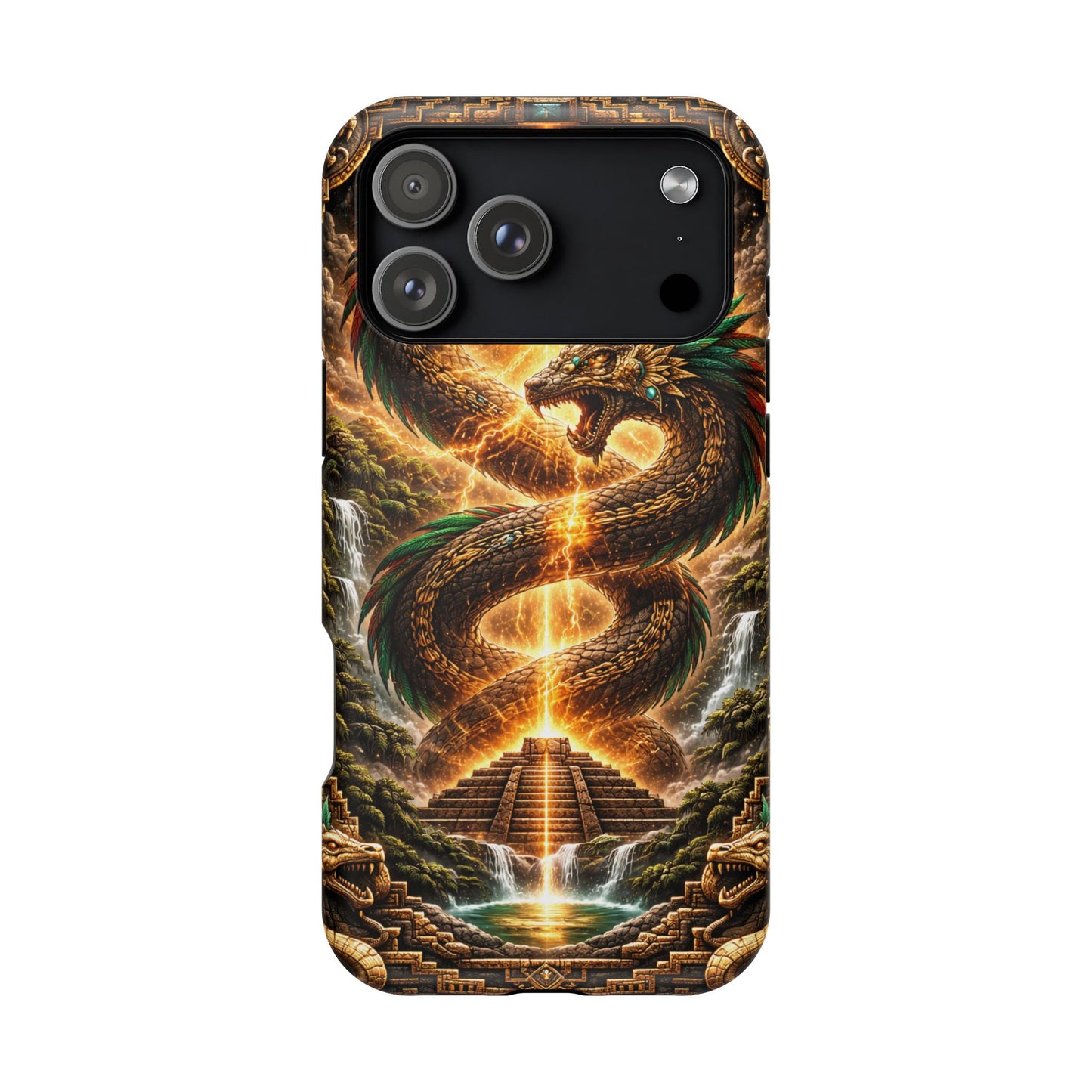 Coatl • Feathered Dominion • Empire of the Fifth Sun™ • Apple iPhone 17 Pro • MagSafe Tough Case