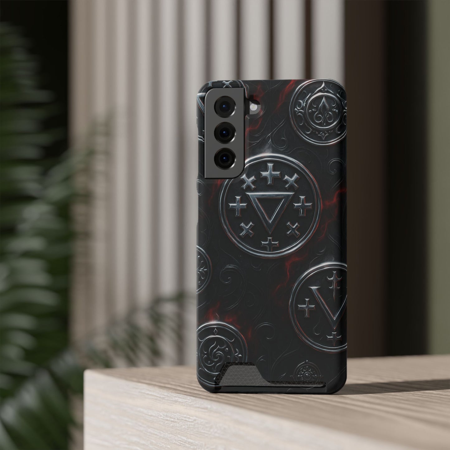 Aether Signal • Samsung Galaxy S21 • Tough Case with Card Holder • Wireless Friendly